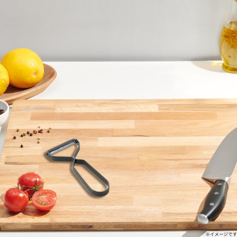 Takagi Black Stainless Steel Peeler, Peeler, T-Shape, Made in Japan,