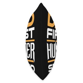 Dad First Hunter Second Hunting Fan Father Dad First Hunter Second Proud Hunting Father Throw Pillow, 16x16, Multicolor