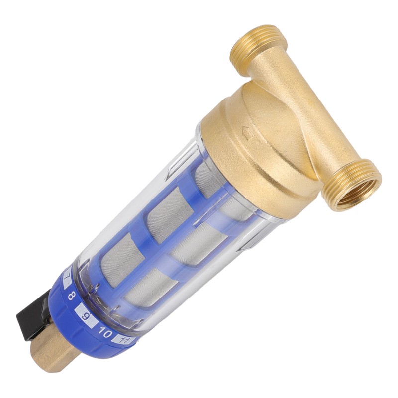 Whole House Spin Down Sediment Water Filter Refined Copper Head