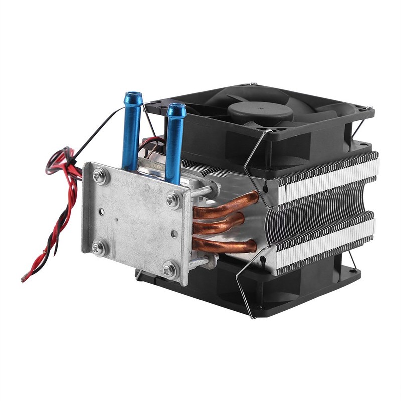 12V Semiconductor Refrigeration Cooler Thermoelectric Peltier Water Cooling System DIY