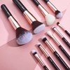 Jessup Makeup Brush Set 10 Pieces Cosmetic Makeup Brush Set