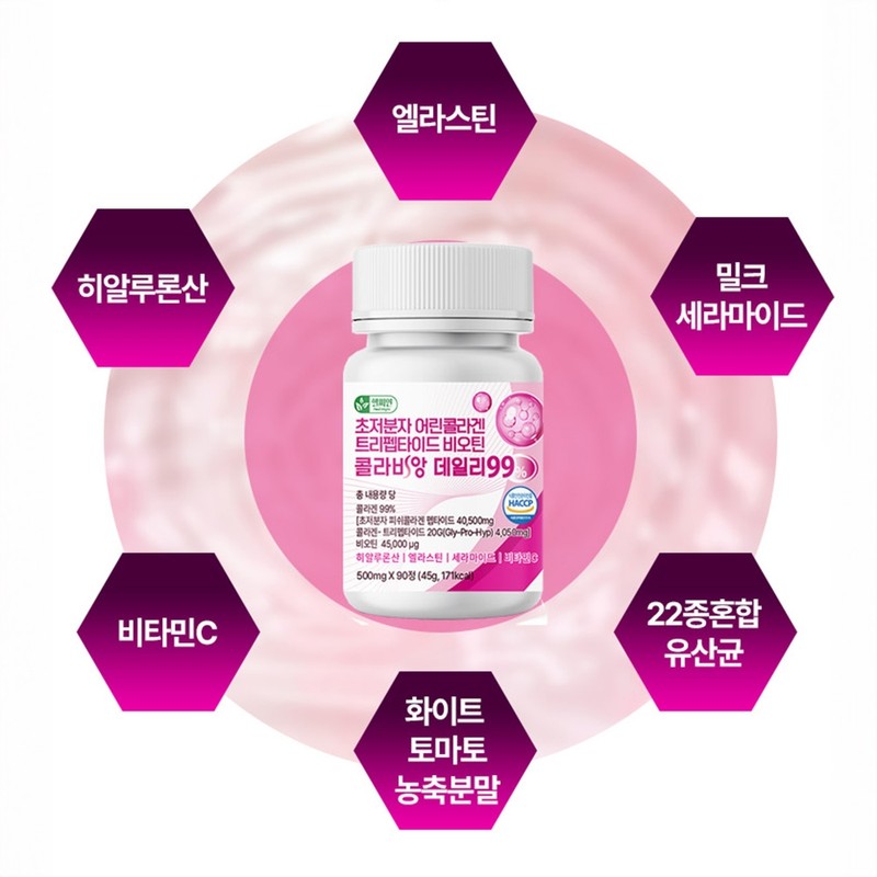 Ultra-low molecule young fish collagen tripeptide 99% biotin Collavian daily