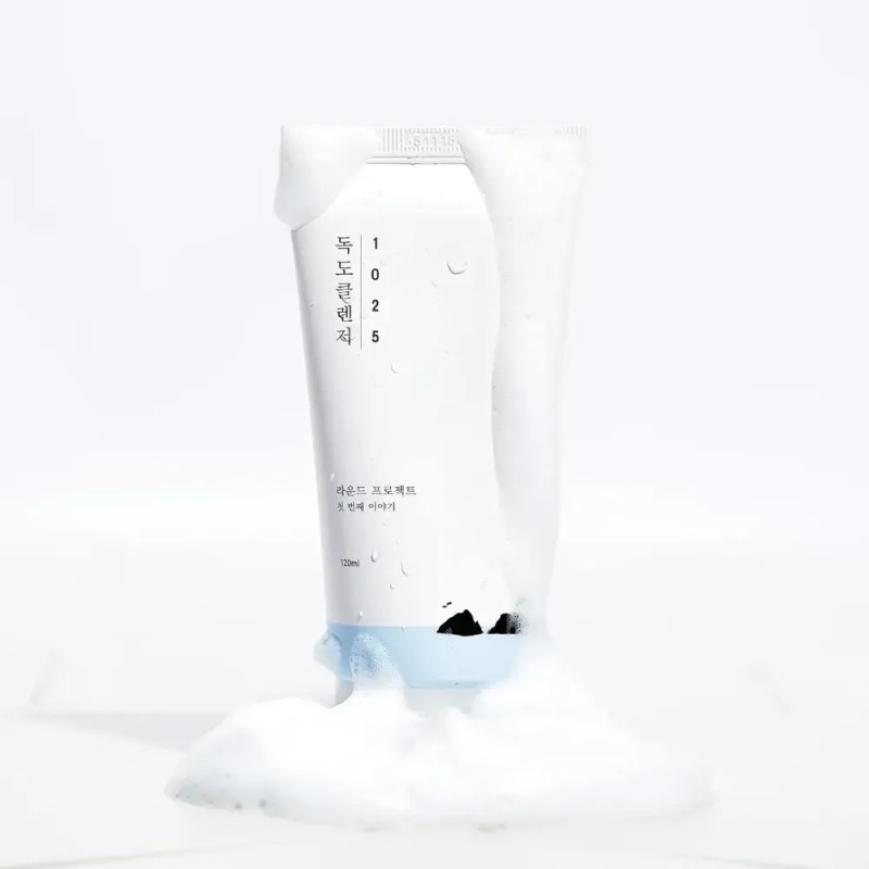 Limpiador Facial Gel Round Lab Dokdo 150ml Piel Sensible Grasa
