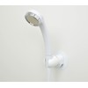 KAKUDAI Shower Hook, Angle Adjustable, 358-126-W, Screw Stop, Cosmetic Plate