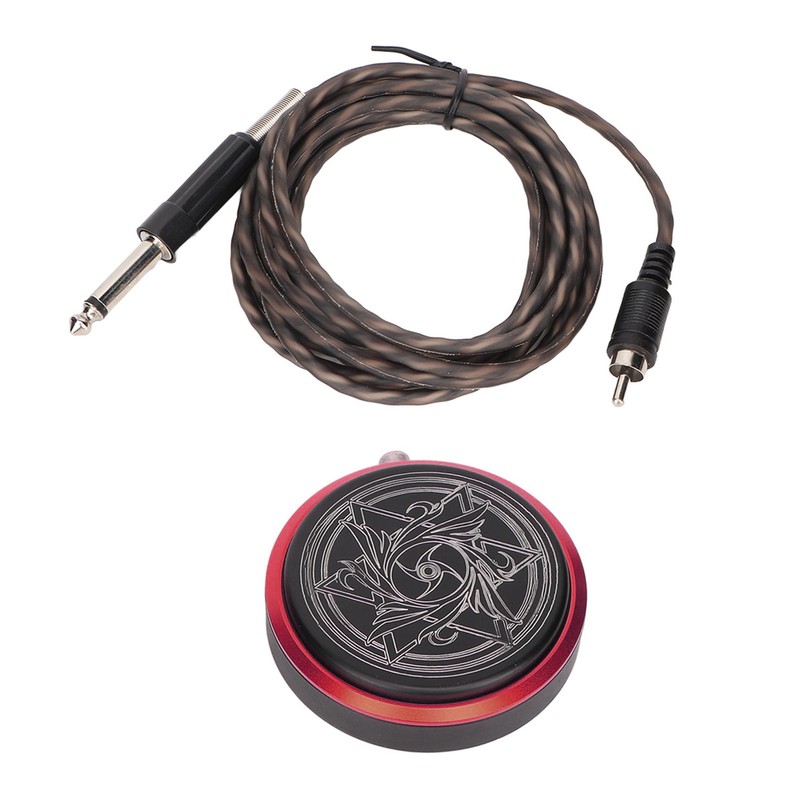 Tattoo Foot Pedal Round Shaped Prevent Slipping Stable Transmission Foot
