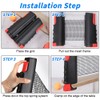 Flintronic Retractable Ping Pong Net, Portable Table Tennis Net Rack,