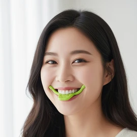 Smile Maker Lip Corner Lifter Corrector for Facial Muscle Training Interview Prep Orange/1pc 10ea