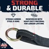 Vehiclex Lasso Wheel Tie Down Straps with Snap Hooks –
