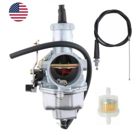 motorcyclejik Carburetor for PZ30 Carb 200cc 250cc Choke Dirt Bike ATV Taotao SunL JCL Repair