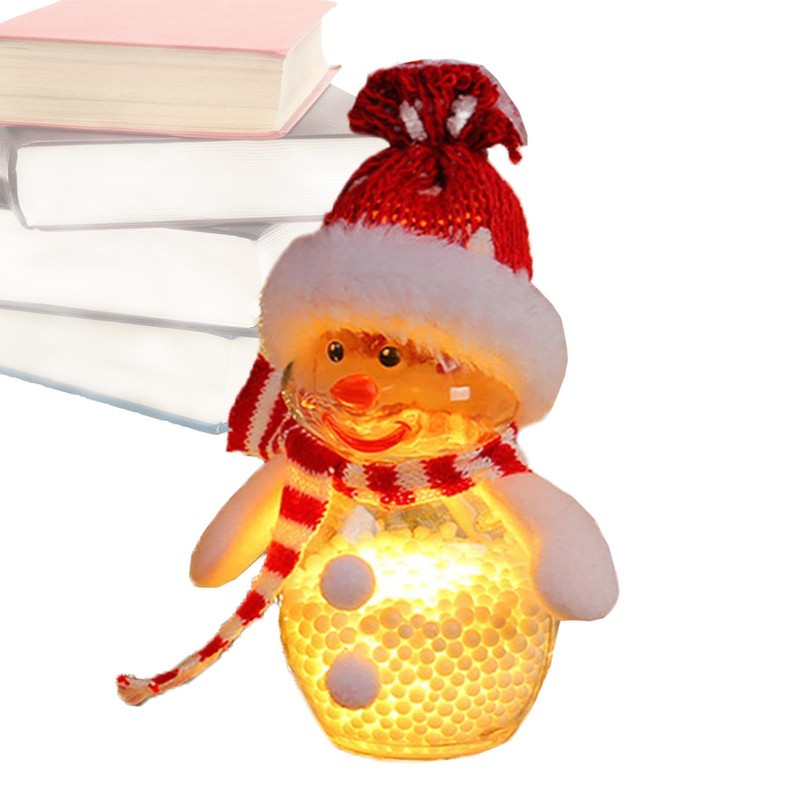 Christmas Decoration Light, LED Christmas Decor, Transparent Holiday Doll Christmas