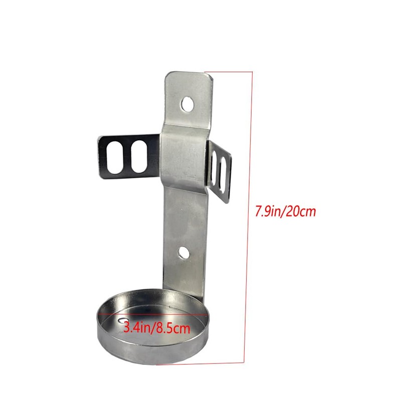 Fire Extinguisher Mount,Wall Mounted Bracket,Compatible with 2.5 lb Fire Extinguishers,Stainless