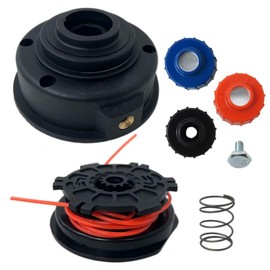 Upgraded 310643003 Trimmer Head with Spool Retainers for Ryobi String Trimmer RY28120 RY28121 RY28140 (SS26) RY28141 RY28160 RY28161 RY34426 RY34427 RY34446 RY34447 309562005 309562008