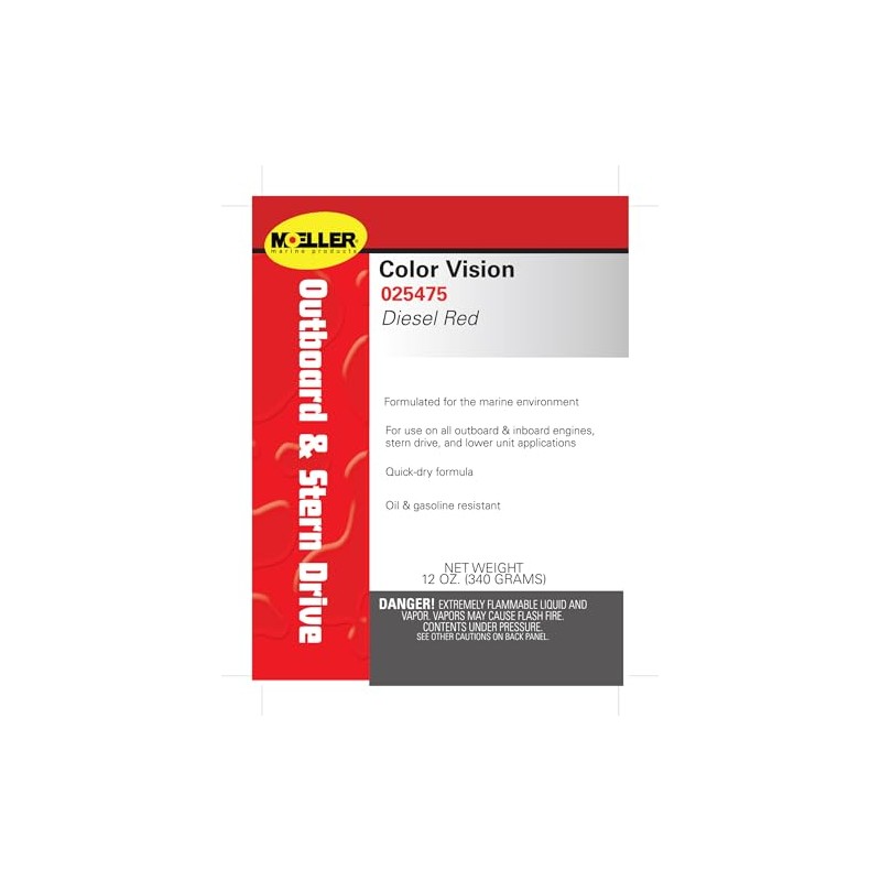 Color Vision Paint Color: Diesel Red