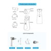 Handheld Inhaler USB Silent Portable Micro Particles Highly Effective Mesh