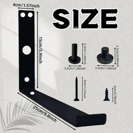 Shelf Brackets for Suncast Sheds,Iron Shelf Accessory Outdoor Sheds Storage,with EZ Bolt Assembly,Brackets Only (2)