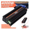 Inversor De Corriente Para Coche Hzero 4000w Convertidor Voltaje Transformador