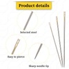 48Pcs Large Eye Sharp Needles, Self Threading Needles for Hand