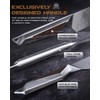 Santoku Knife 7 Inch, Chef Knife, German High Carbon Stainless