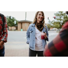 Simple Modern Classic - Vaso de agua con tapa transparente y tapa abatible de acero inoxidable para café helado, vaso de viaje, 12 onzas, mar