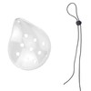 1 Pcs 9-Hole Plastic Eye Patches with 1 Elastic Rope,