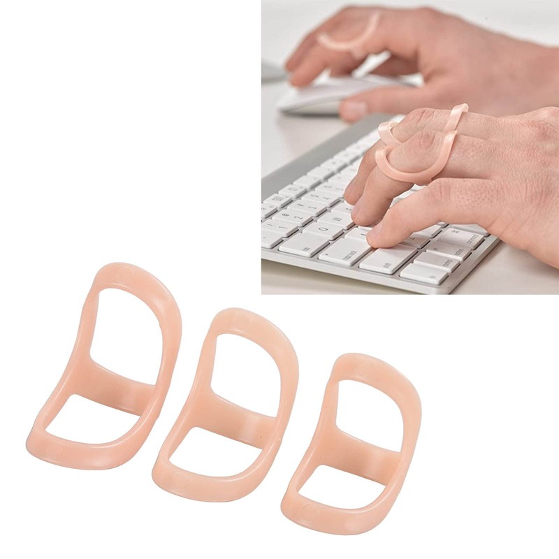 Finger Splint, 3 Pieces Finger Smoother Joint Attachment Support Finger