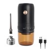 ELMWAY Electric Burr Coffee Grinder, Small Electric Rechargeable Mini Coffee