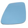Heated Rearview Mirror Glass Blue Right Replacement for 2 Series
