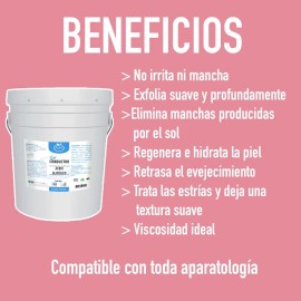 Gel Conductor Con Ácido Glicólico Regenerador Sane 1 Litro Almendras