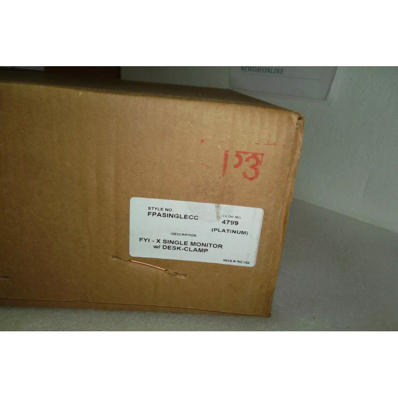 SteelCase FYI FPASINGLECC Monitor Arm Stand w/C-Clamp Tilt Pan VESA