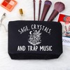 Funny Sage Bag Witchy Gift Sage Crystals and Trap Music