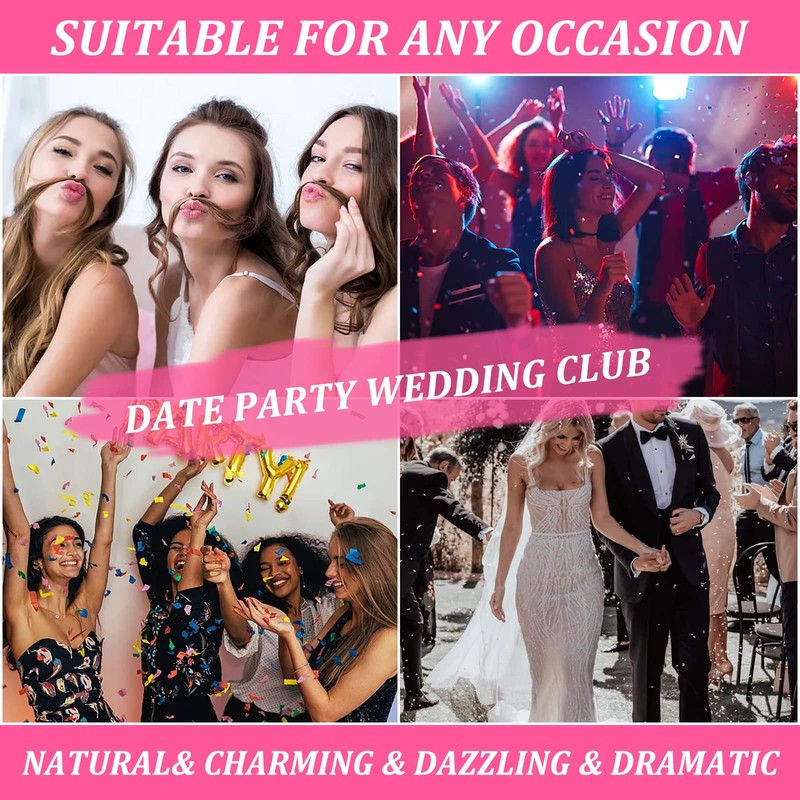 False Eyelashes, 10 Pairs, 7D False Eyelashes Set, Reusable Natural