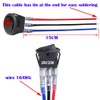 CESFONJER 12V 20A Auto Rocker Waterproof Toggle Switch LED Lighting