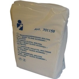 Face Cloths Pack of 50) – Disposable Basic Plus Face Cloth White Original Ampri