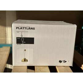 IKEA NEW IKEA Plattlans Pendant Lamp, Brass Color New 605.182.50