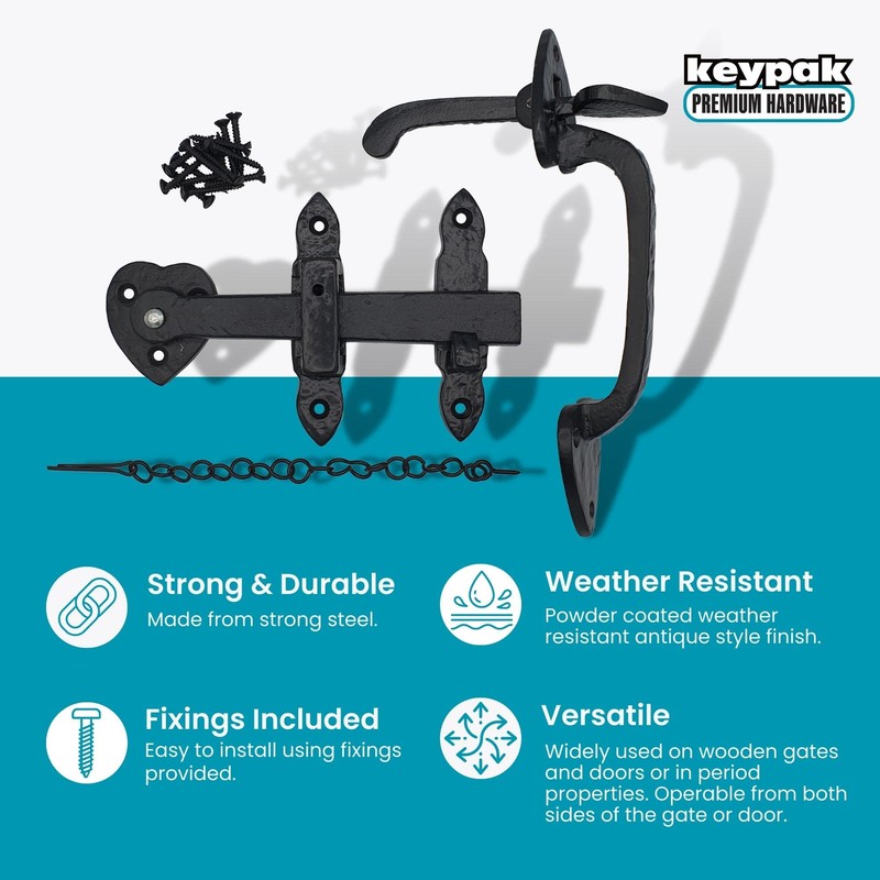 Keypak 051103N (Thumb Lever) With Locking Pin Double Sided Gate