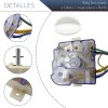 Reloj De Lavado 5 Cables Con Puente 2 Orejas Plana