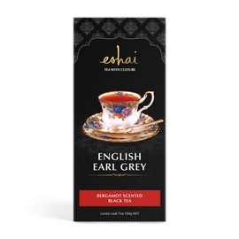 Eshai English Earl Grey Tea - Bergamot Scented Black Tea - 100g Box Loose Leaf Tea