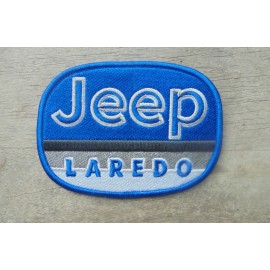 JEEP LAREDO hat patch-Iron-On brand new 4x3"