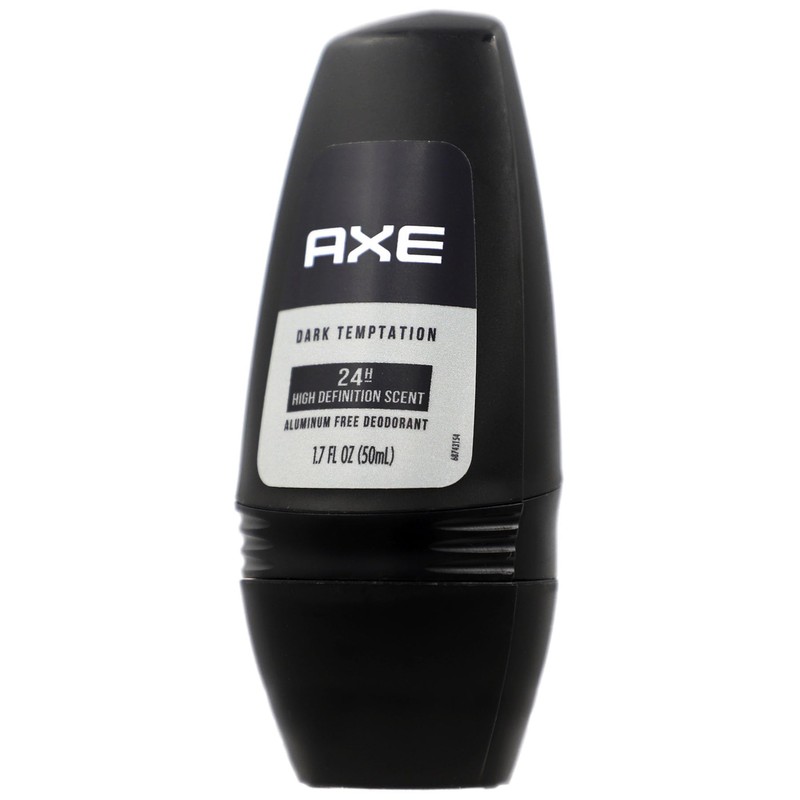 Axe Dark Temptation Roll-on Deodorant, Black, 1.7 Fluid Ounce, Pack