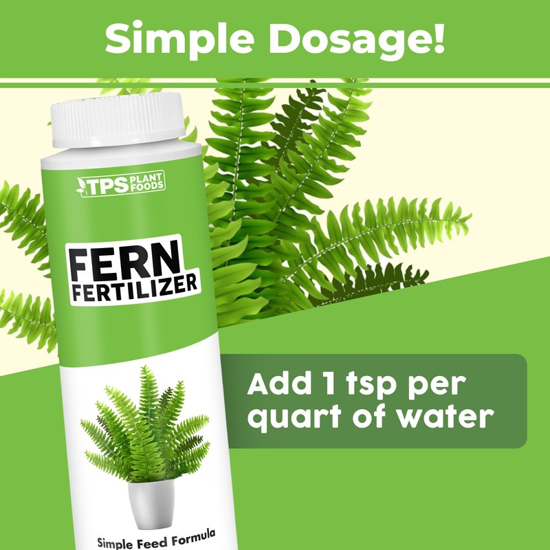 Fern Fertilizer for All Ferns and Mosses, Liquid Plant Food