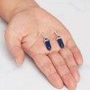 Philip Jones Lapis Gemstone Drop Earrings