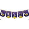 Indigo and gold Eid Mubarak decor/blue and Gold Banner Ramadan
