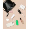 Mini Travel Lint Roller with Cover and 4 Refills Total