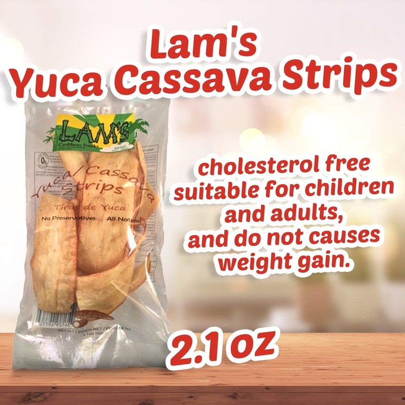 Lam's Strips/ Premium QualityYuca /Cassava strips (pack06)