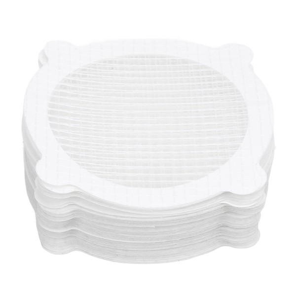 50 Stcs Bodenabflussaufkleber Einsendiener Maschen Haarfänger Aufkleber, Einweg -Duschabdeckungsaufkleber, Abwasserfilterbildschirm,