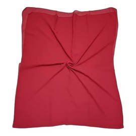 Kiran Fashion Luxury Chiffon Hijab Scarf Scarves Headwrap Neckerchief Soft Long Maxi (Cherry Red)