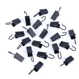 tooloflife Pack of 20 Stainless Steel Metal Curtain Clips with Hooks, Curtain Clips for Shower Curtain, Hanging Curtains, Curtains and Curtain Rings, Photos, Home Decoration