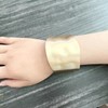 CSIYANJRY99 Gold Bangle Bracelets for Women Trendy Wide Chunky Cuff