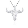 Bull Cage Pendants for Pearl Jewelry Making Sterling Silver, Design