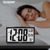 SHARP Alarm Clock with Easy to Read 2.8” Jumbo Screen